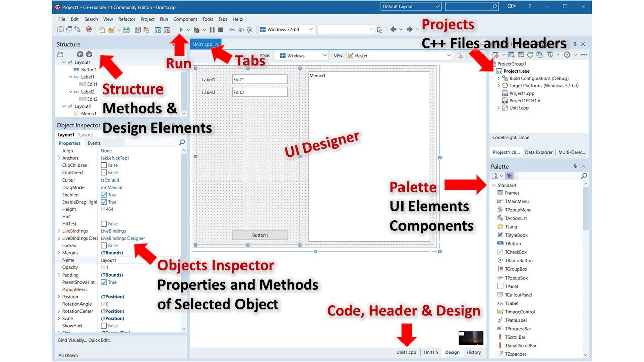 How To Start Learning C++ With C++ Builder CE